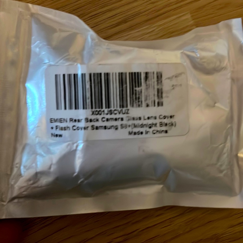 Samsung S8 glass lens cover an flash cover with care kit